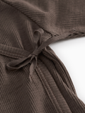 Merino Wool Wrap Romper Long Sleeve - Terre