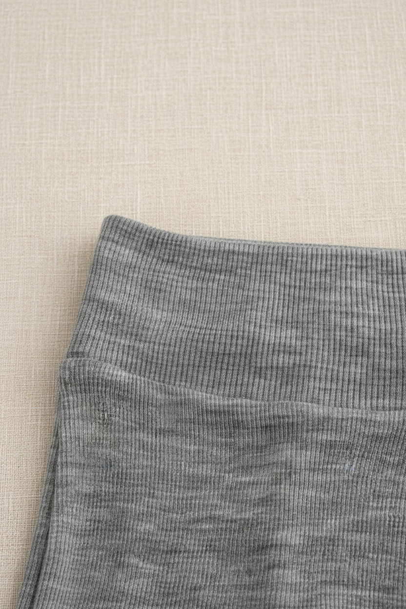 Merino Wool Trousers - Gray