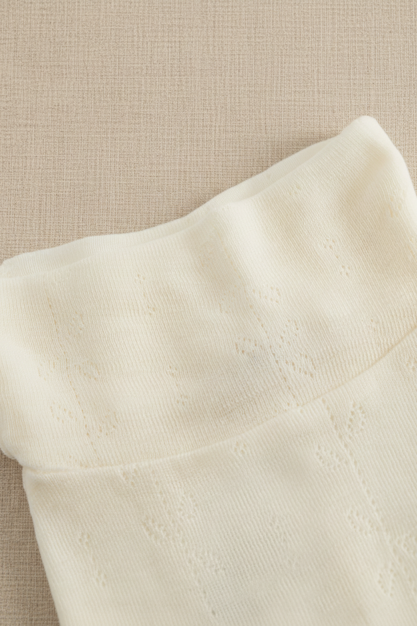 Merino Wool Trousers Pattern - Natural