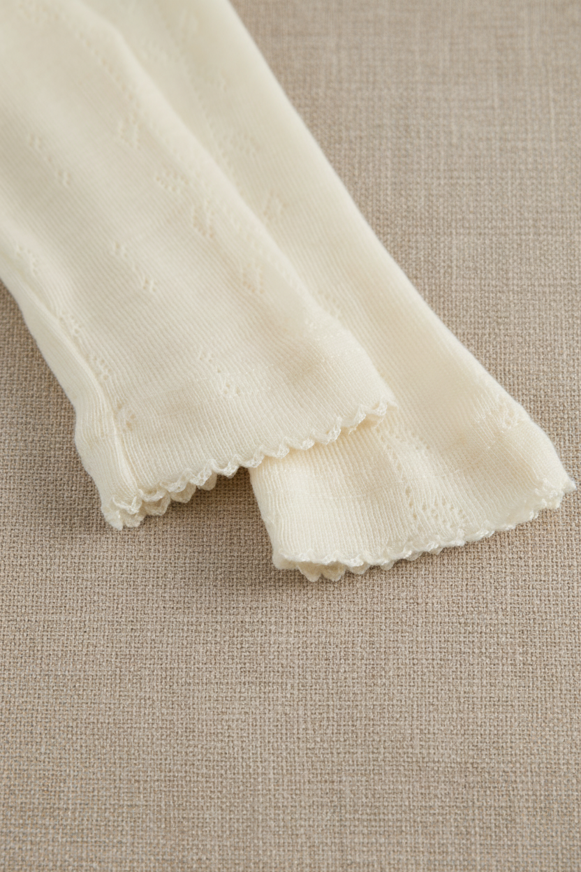 Merino Wool Trousers Pattern - Natural