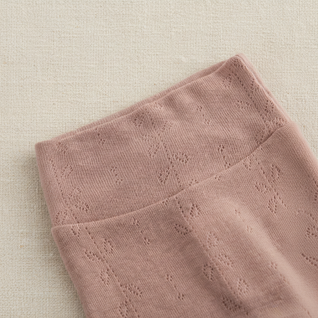 Merino Wool Trousers Pattern - Pink
