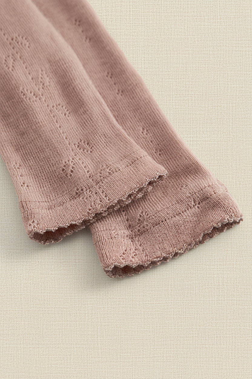 Merino Wool Trousers Pattern - Pink