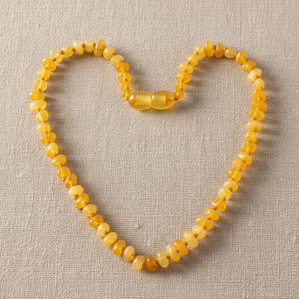 Amber Necklace - Lemon
