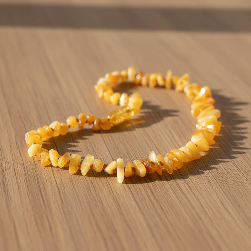 Amber Necklace - Butter