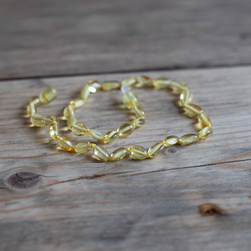 Amber Necklace - Lemon