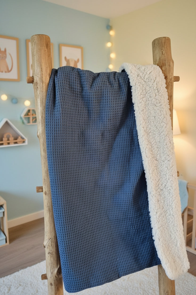 Teddy Blanket Blue
