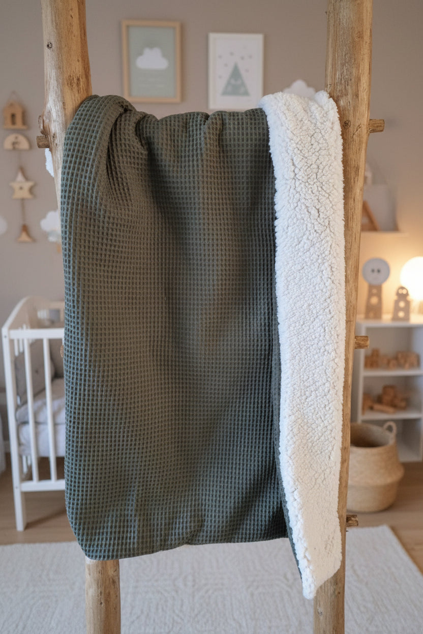 Teddy Blanket Army Green