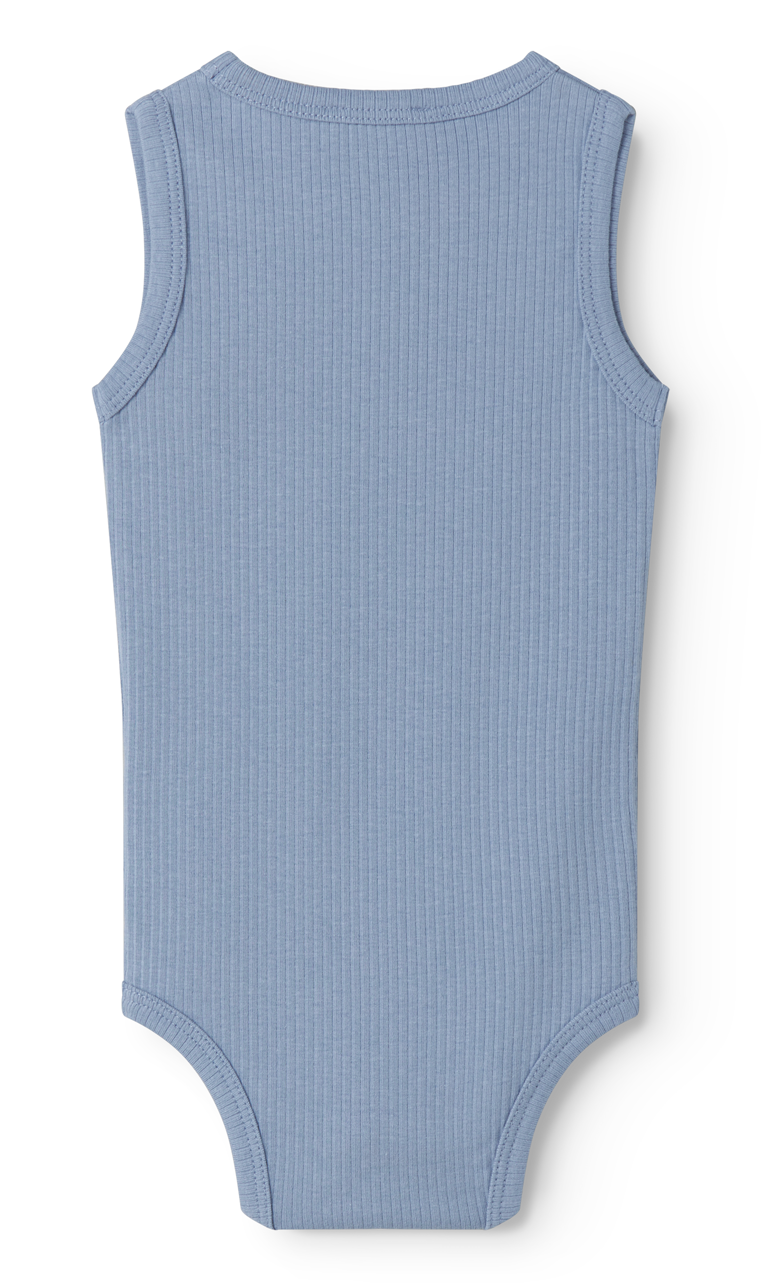 Sleeveless Romper Blue