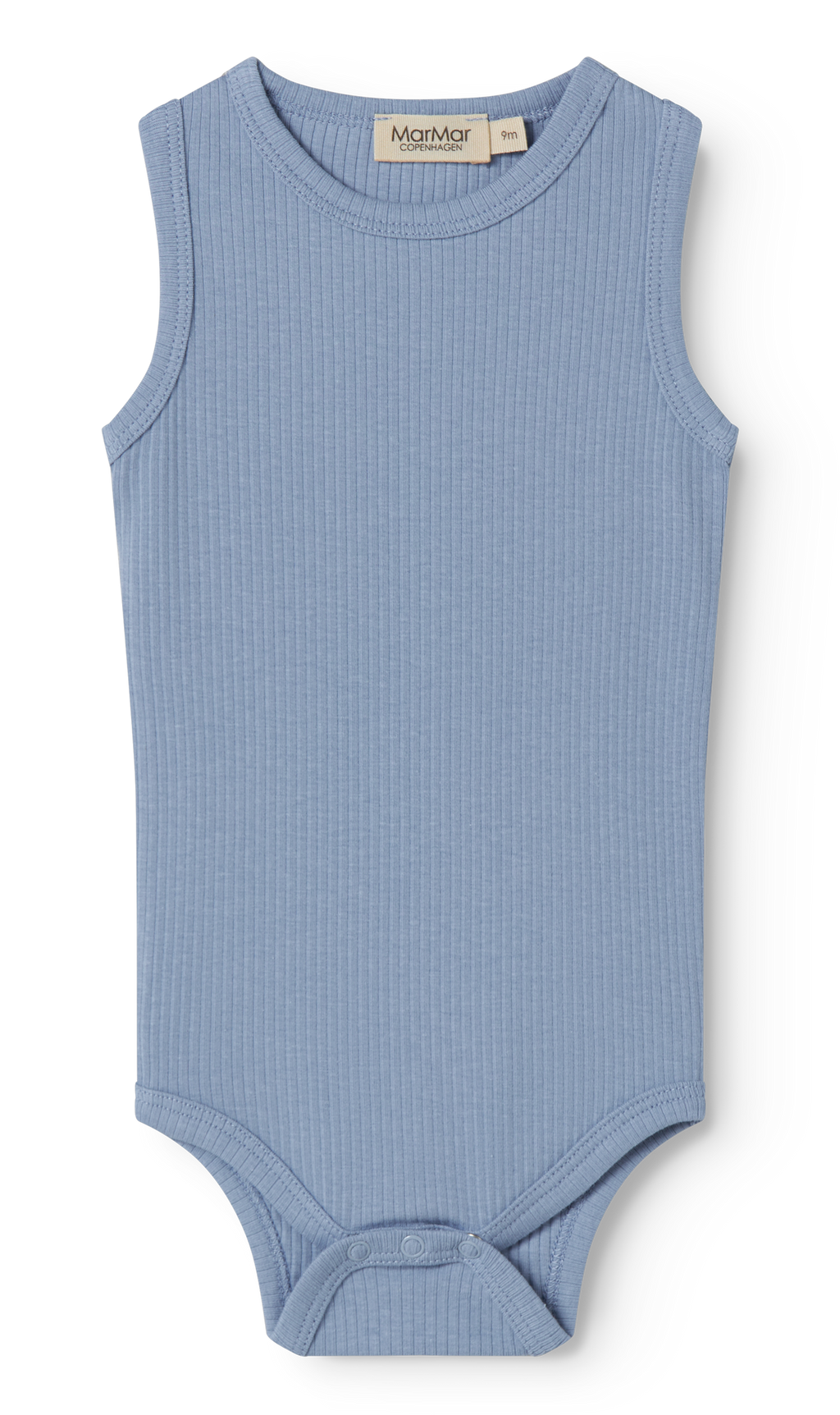 Sleeveless Romper Blue
