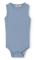 Sleeveless Romper Blue