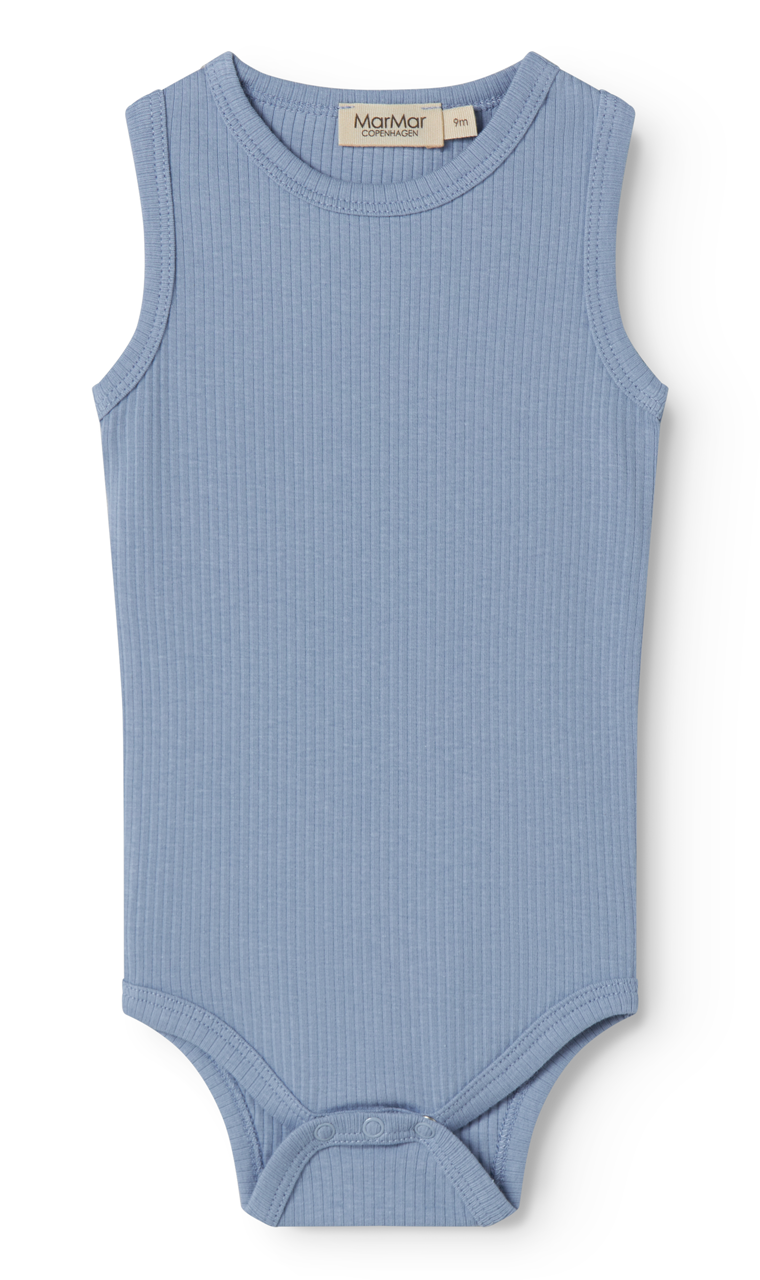 Sleeveless Romper Blue