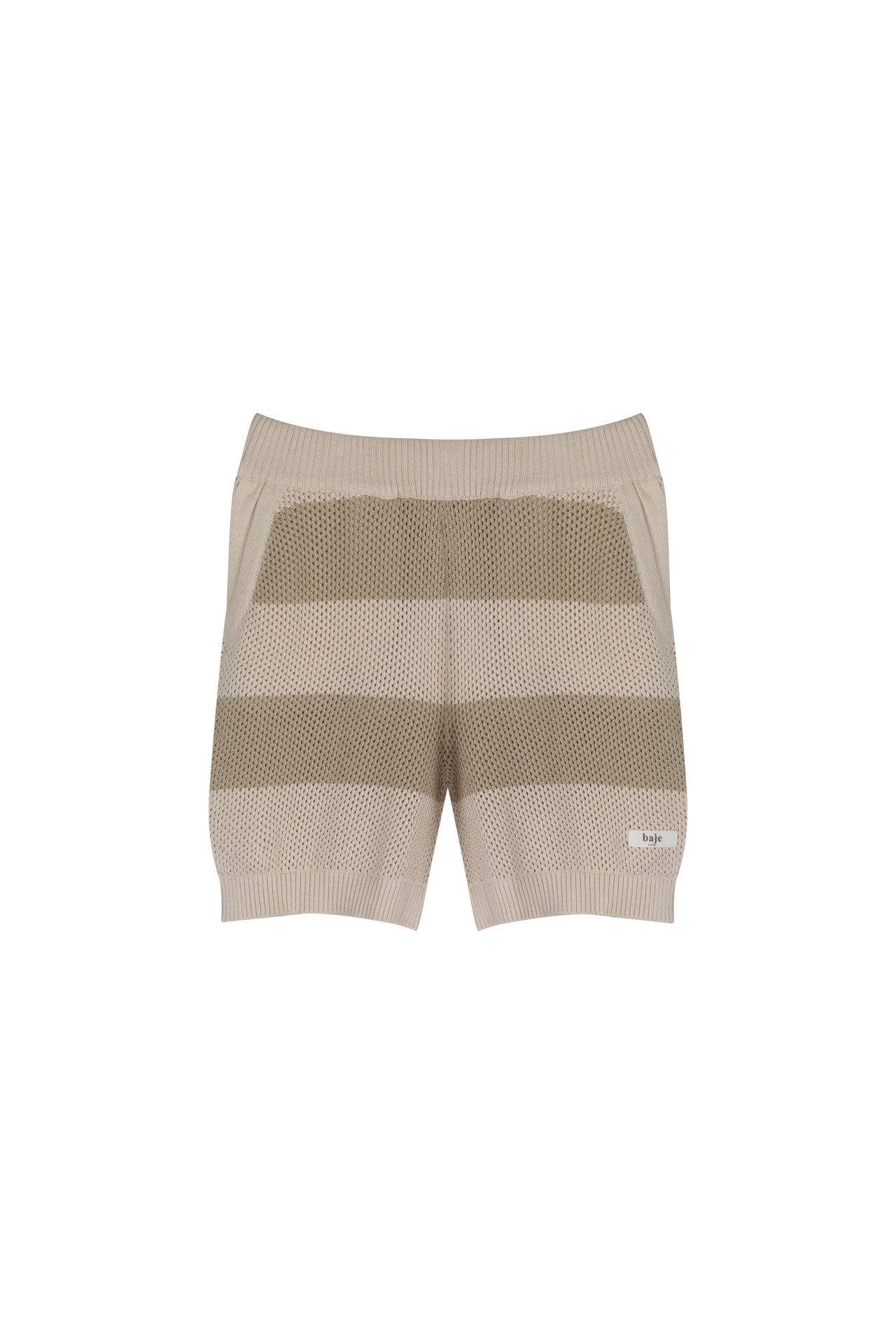 Short Beige Stripes