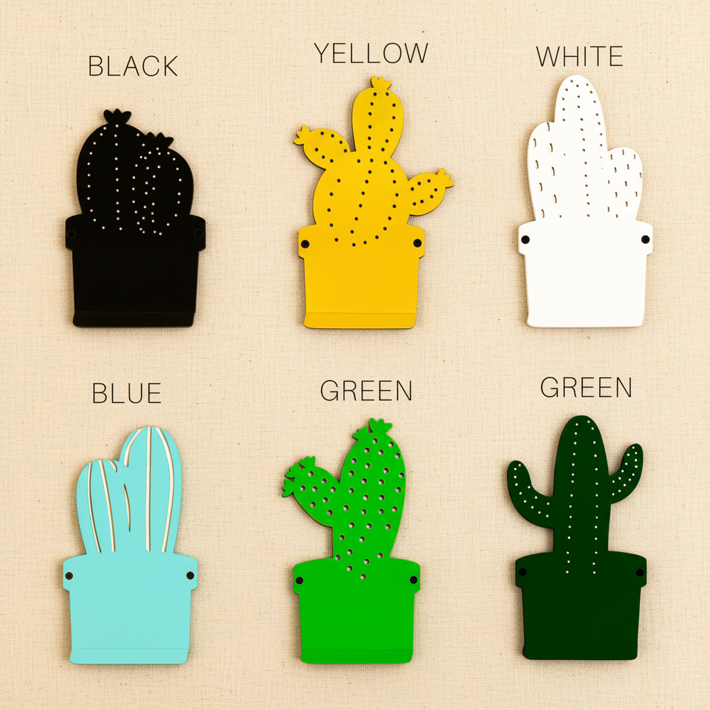 Cactus Hangers - Set of 6