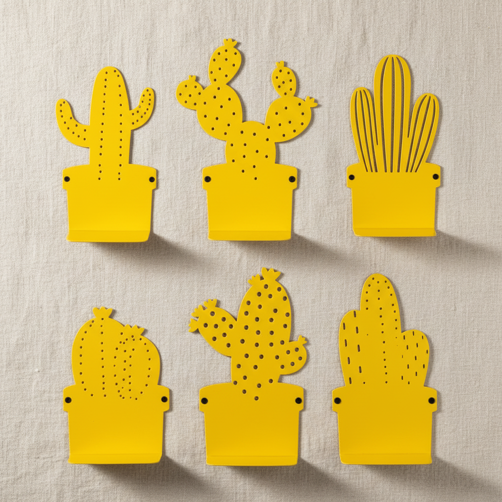 Cactus Hangers - Set of 6