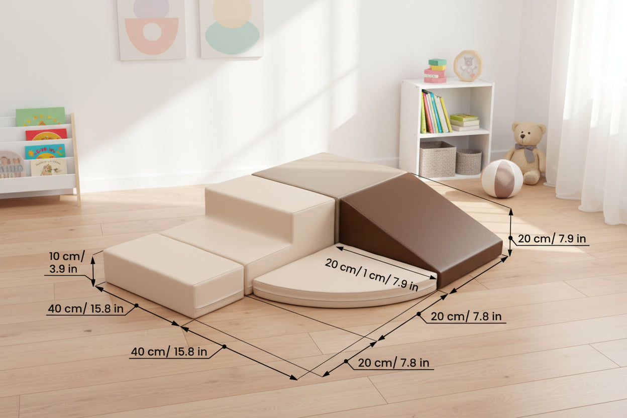 Soft Play 5 set - Chocolate