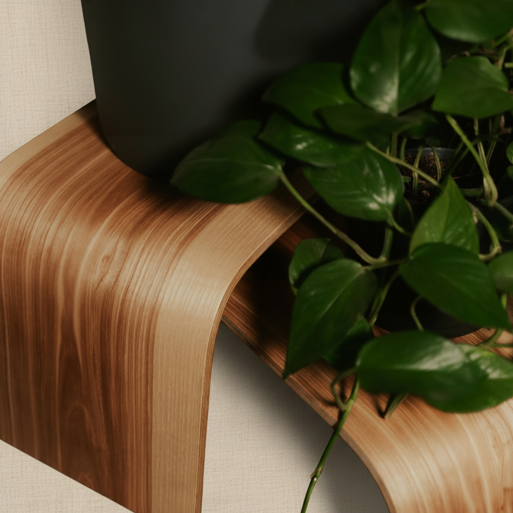 Wooden Floor Plant Stand - Set of 3