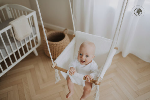 BaBi Baby Swing - Bouclé Snow White