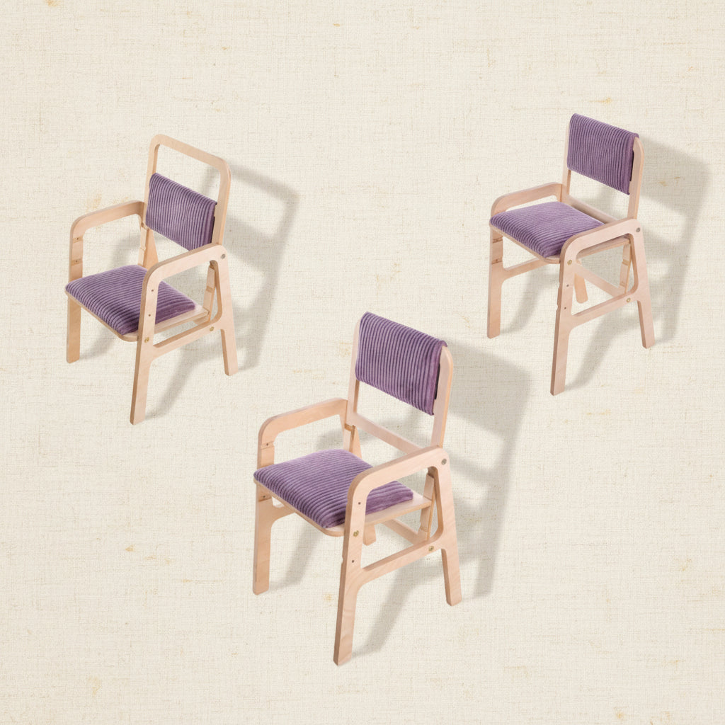 Adjustable Children Chair Luula - Cannon Pink