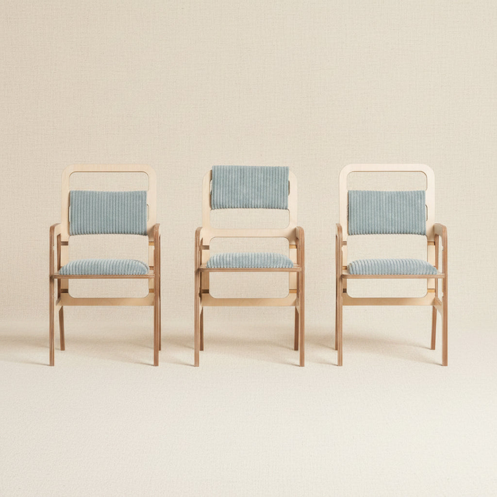Adjustable Children Chair Luula - Mint Green