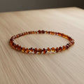 Amber Necklace - Cognac