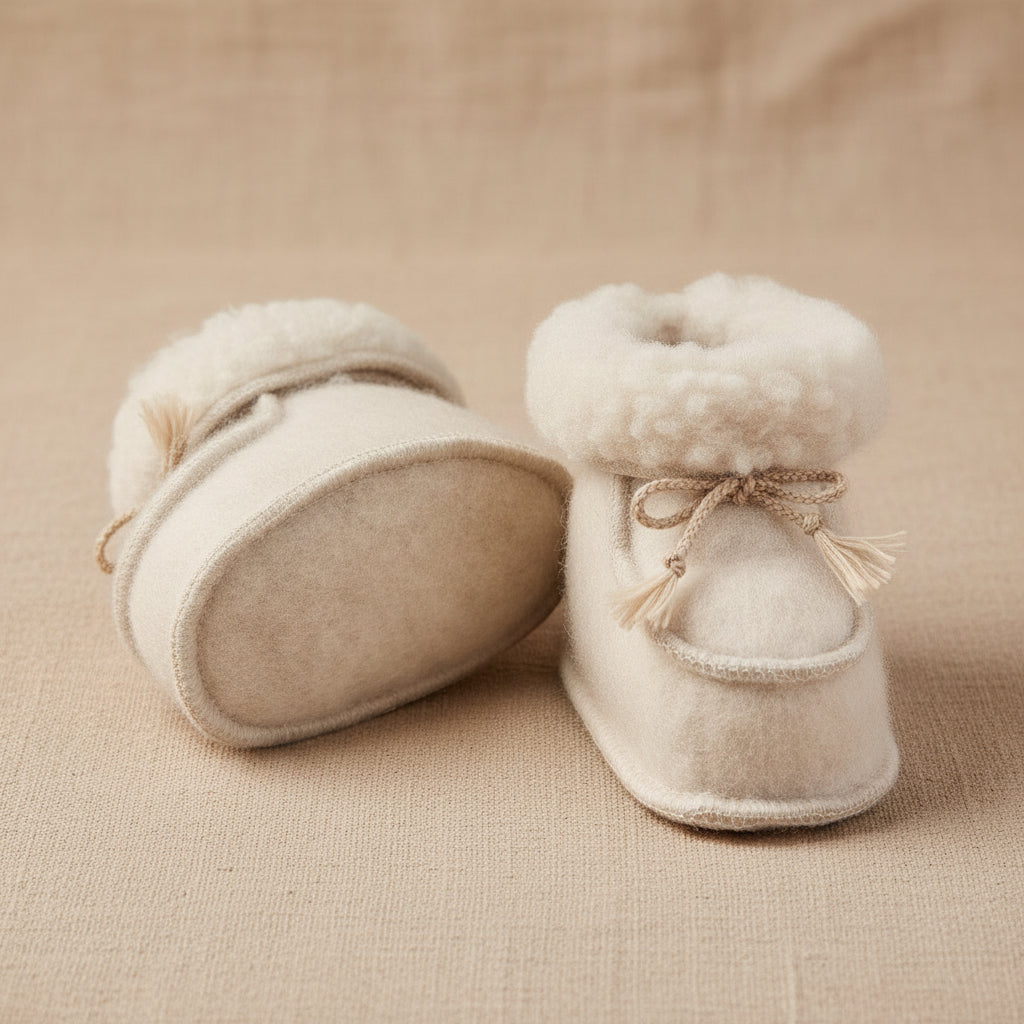 Merino Wool Slippers - 13cm / Size 20