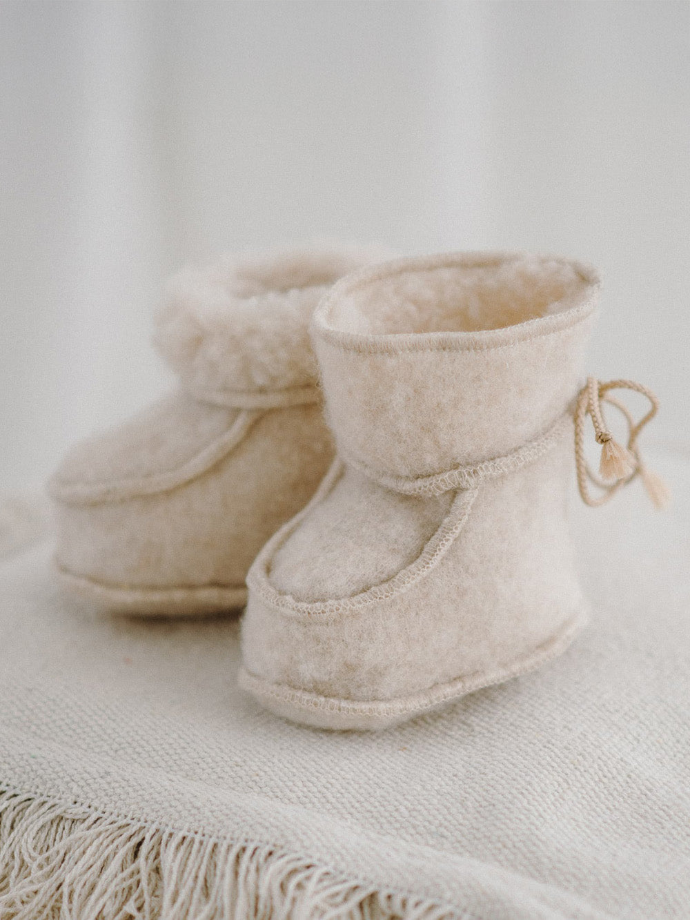 Merino Wool Slippers - 13cm / Size 20