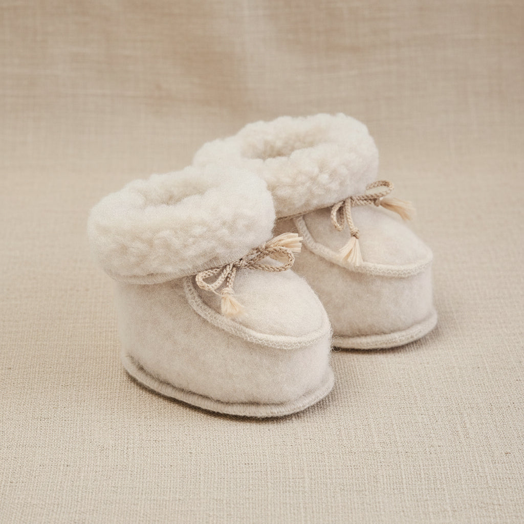 Merino Wool Slippers - 13cm / Size 20