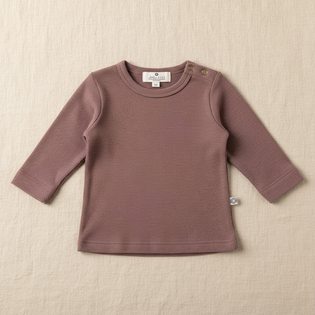 Merino Wool Sweater - Twilight Mauve