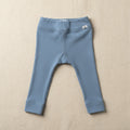 Merino Wool Trousers - Blue Fog