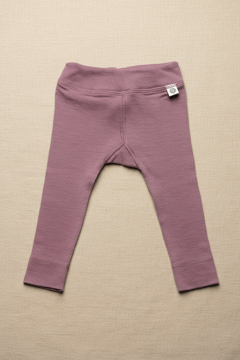 Merino Wool Trousers - Grape Shake