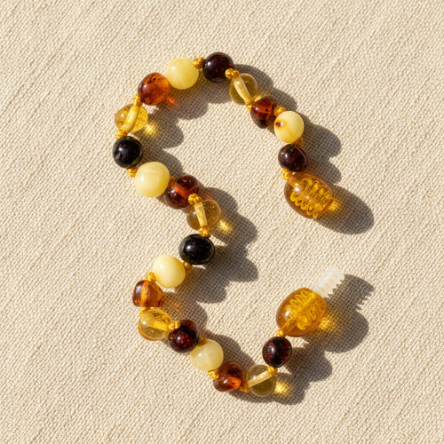 Amber Bracelet - Mixed Colours