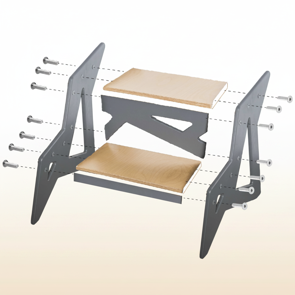 Wooden Step Stool