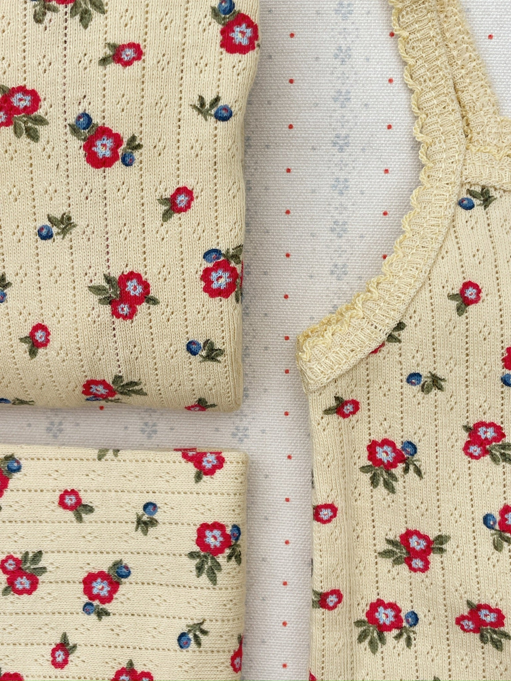 Sleeveless Romper Flowers