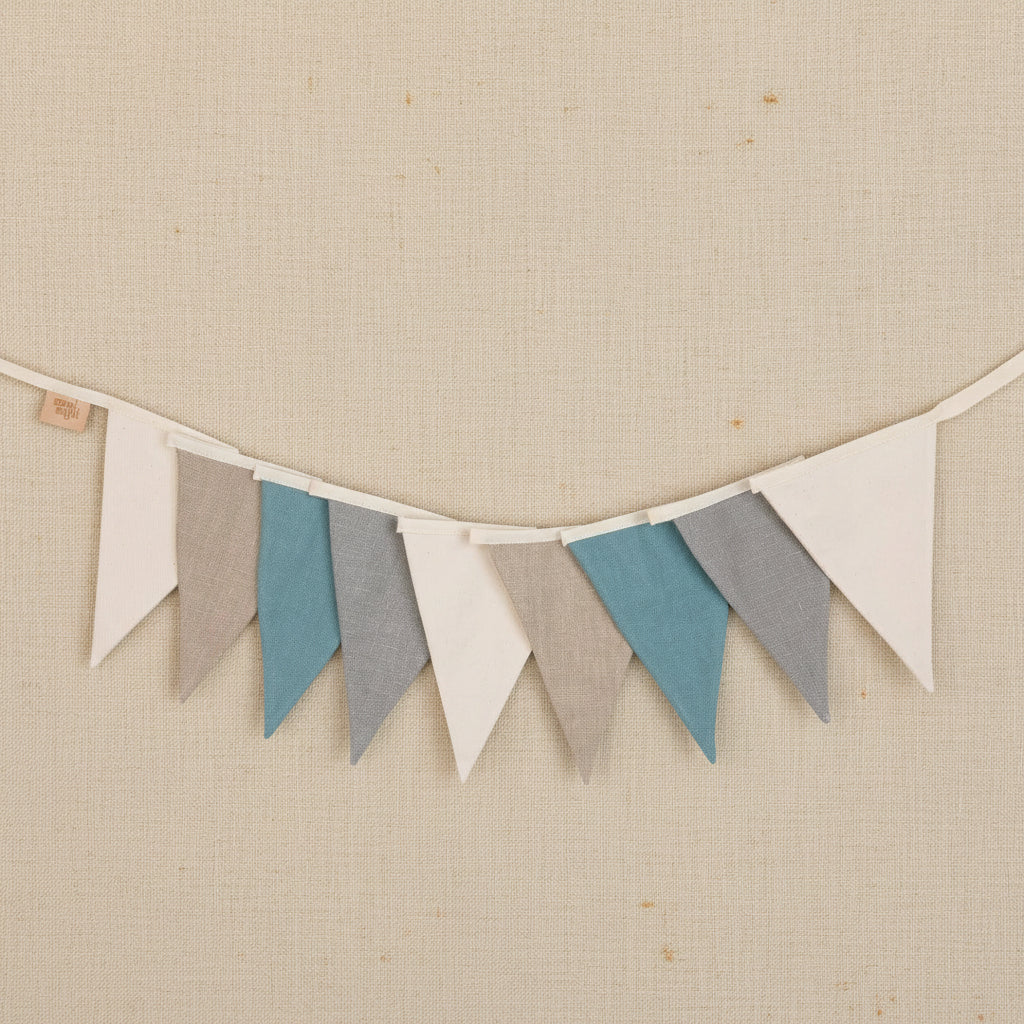 Garland - Cream, Grey and Teal