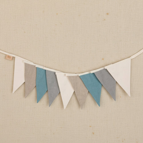 Garland - Cream, Grey and Teal