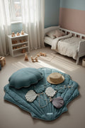Shell Garland - Dusty Blue