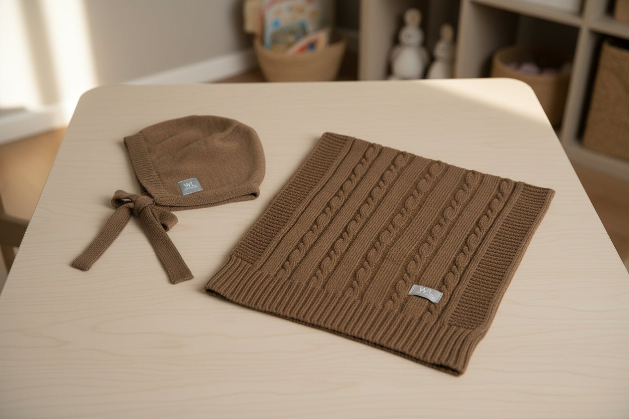 HOPE Gift Set For Baby - Blanket and Bonnet