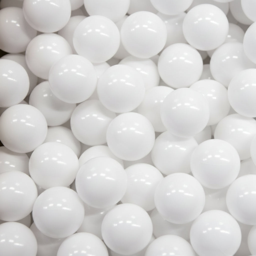 Soft Play Ball Pit Balls 500pc - White
