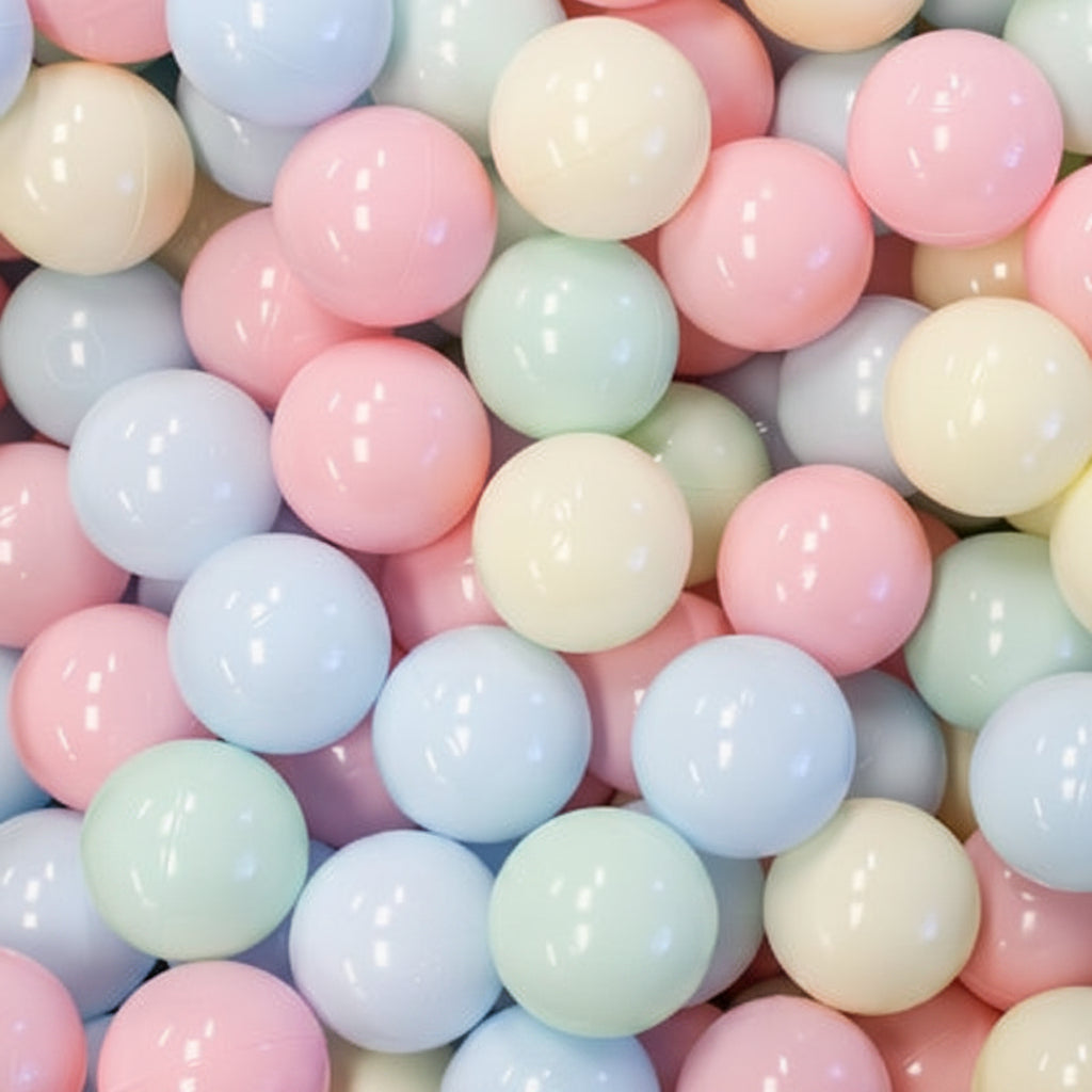 Soft Play Ball Pit Balls 500pc - Pastel