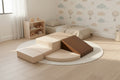 Soft Play 5 Foam Block Set - Chocolate Dune Corner Climber