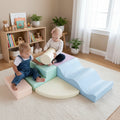 Soft Play 6 Foam Block Set - Light Pastel Explorer