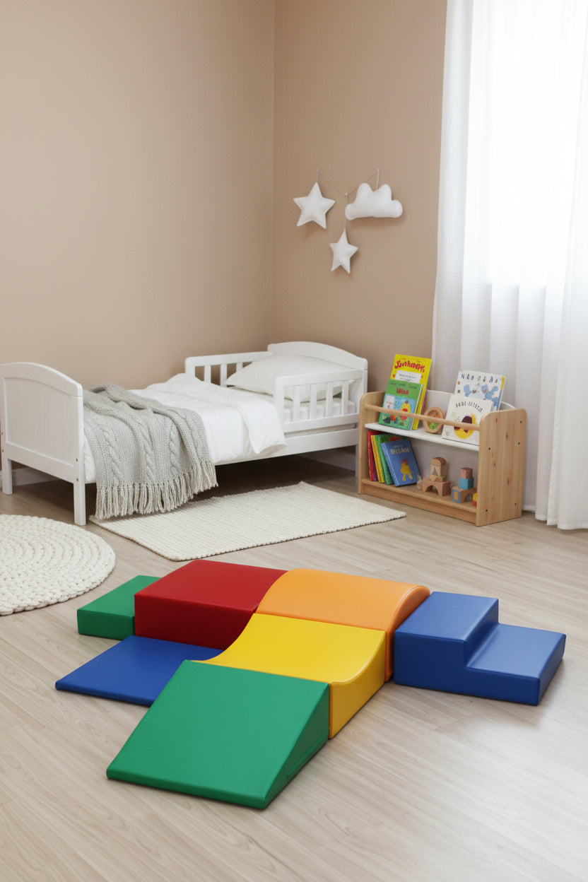 Soft Play 7 Foam Block Set - Multicolor Little Crawler