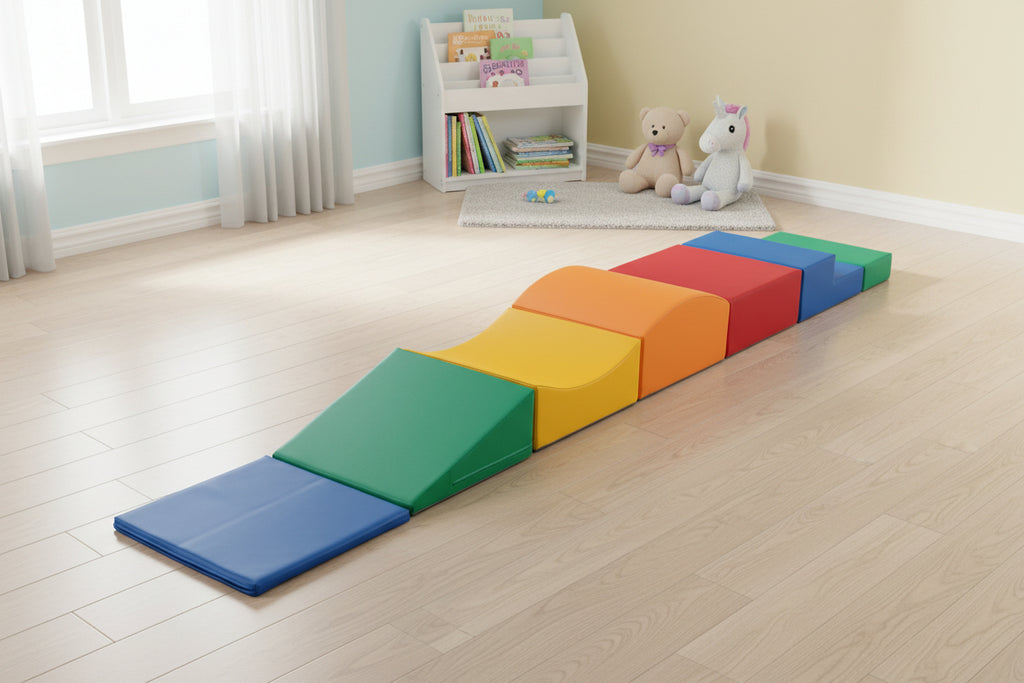 Soft Play 7 Foam Block Set - Multicolor Little Crawler