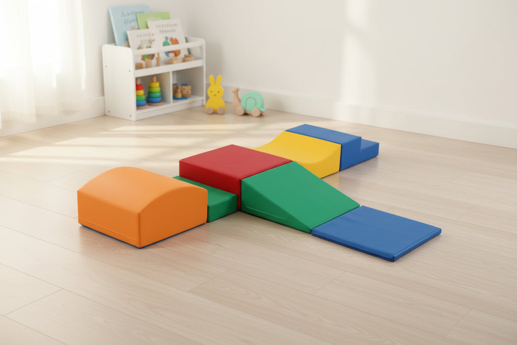 Soft Play 7 Foam Block Set - Multicolor Little Crawler
