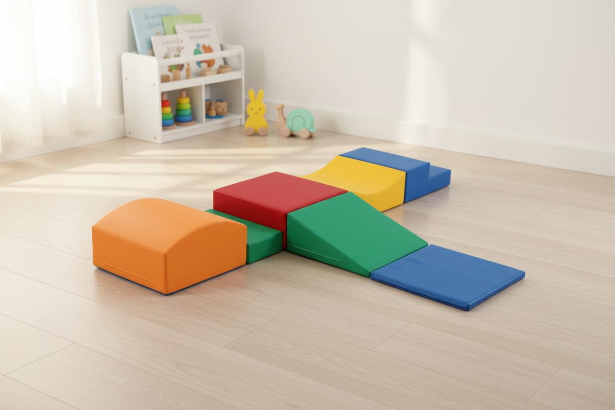 Soft Play 7 Foam Block Set - Multicolor Little Crawler