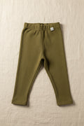 Merino Wool Trousers - Fir Green