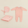 LOVE Gift Set For Baby - Blanket, Romper and Bonnet
