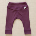 Merino Wool Trousers - Violets