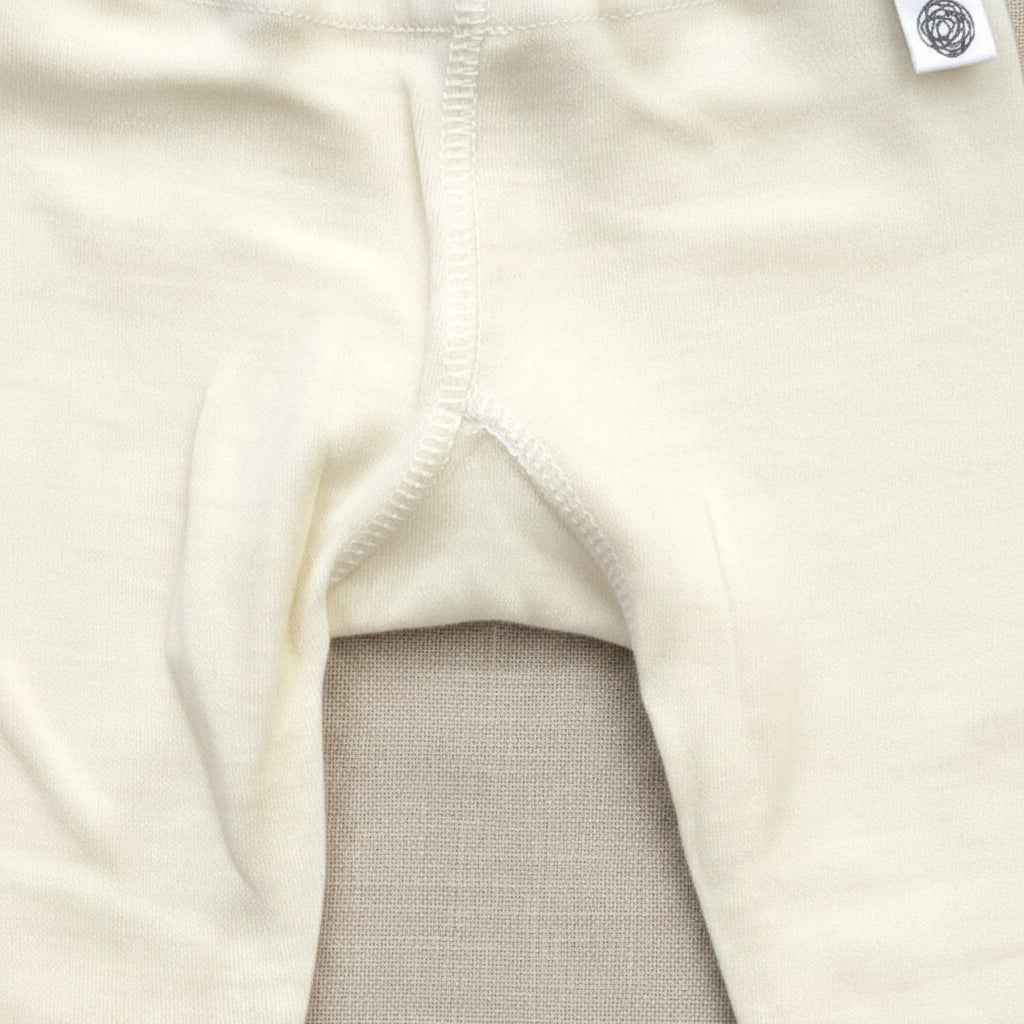 Merino Wool Trousers - Natural