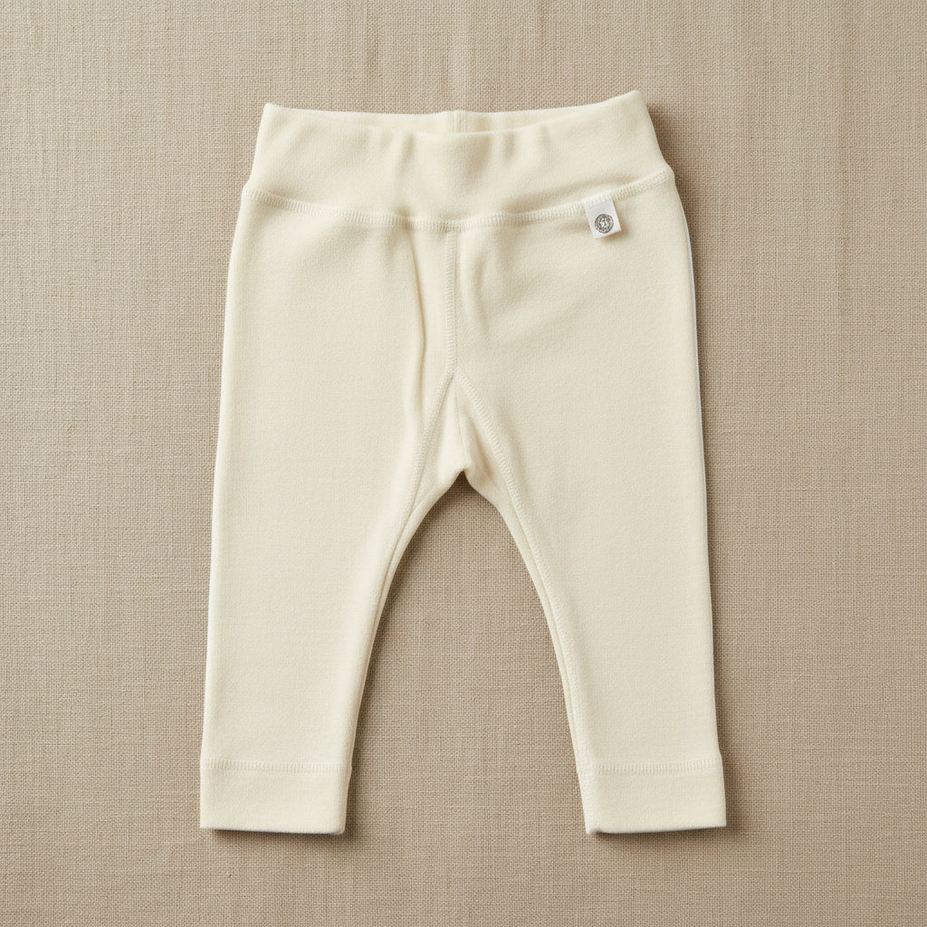 Merino Wool Trousers - Natural